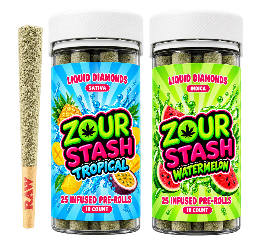 Zour Stash - Liquid Diamonds - 10 prerolls