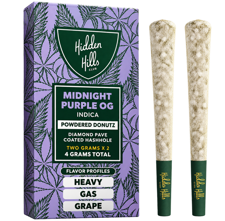 Hidden Hills - Powdered Donutz Diamond Hash Hole - 4 g, 2 count